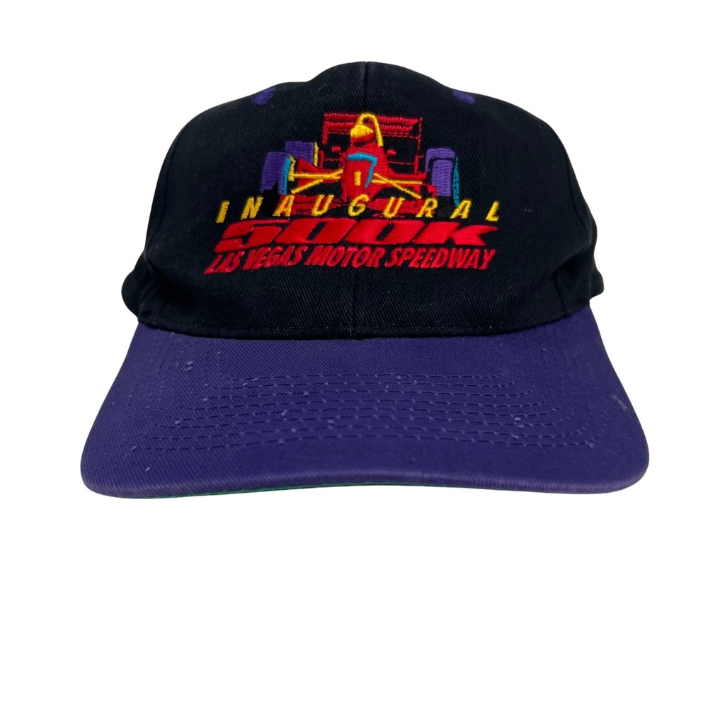 Vintage KC Inaugural 500K Las Vegas Motor Speedway 1996 Black & Purple Hat